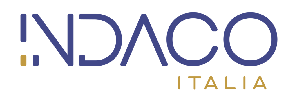 Logo Indaco Italia su sfondo bianco